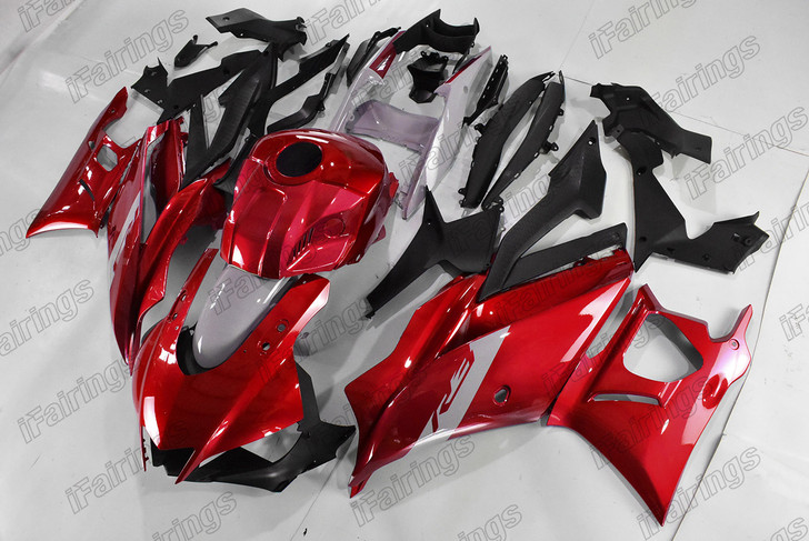 2019 2020 2021 Yamaha YZF-R3 red and gray fairings