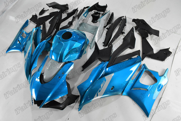 2019 2020 2021 Yamaha YZF-R3 blue and gray fairings