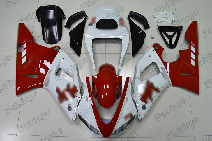1998 1999 Yamaha YZF-R1 OEM bodywork white and red