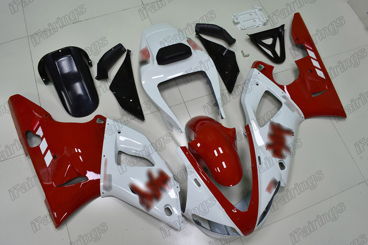 1998 1999 Yamaha YZF-R1 factory fairing white and red