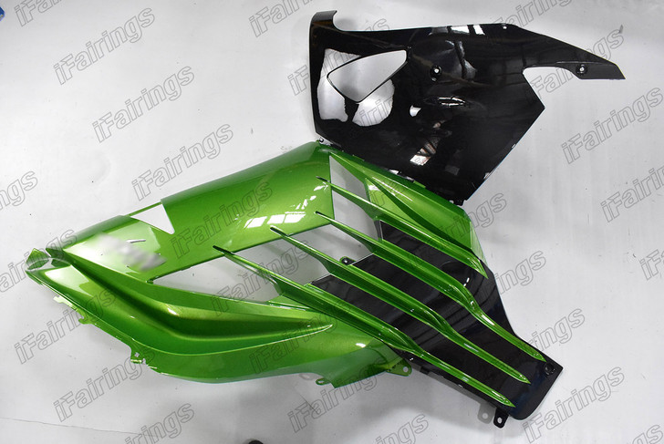 Kawasaki Ninja ZX-14 ZZR1400 plastic kit green and black