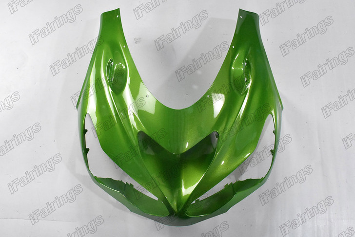 Kawasaki Ninja ZX-14 ZZR1400 headlight fairing cowling green