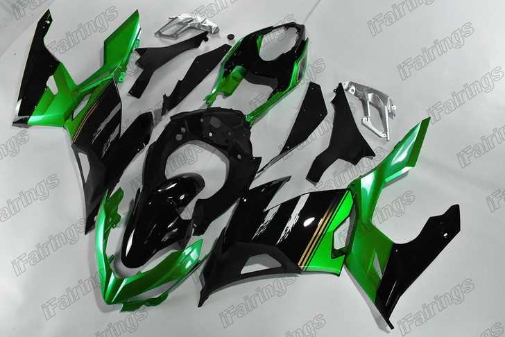 Kawasaki Ninja 400 EX400 original fairing green and black