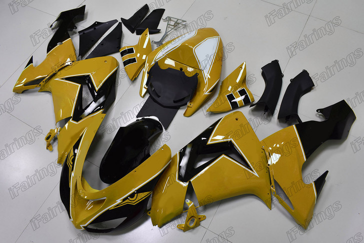 2006 2007 Kawasaki Ninja ZX-10R yellow and black fairings