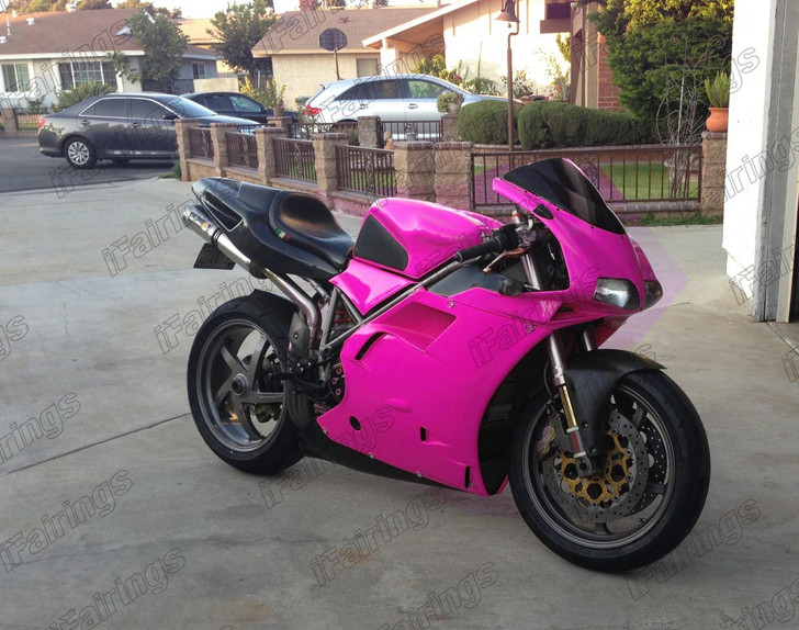 Ducati 748 916 996 998 pink and black fairing