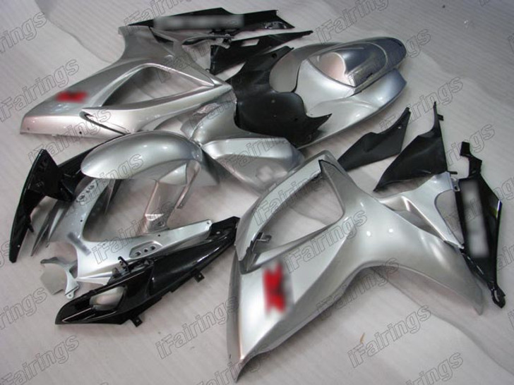 2006 2007 Suzuki GSXR 600/750 OEM Fairing in silver color