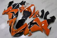 2006 2007 Kawasaki Ninja ZX-10R orange and black fairing - iFairings