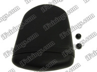 Black rear pillion passenger seat for 2006 2007 Suzuki GSXR 600/750. it is made of synthetic Leather, high-density foam, high quality ABS plastic and comes with all the mounting brackets.