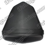 Black rear pillion passenger seat for 2008 2009 2010 2011 2012 Yamaha YZF R6. it is made of synthetic Leather, high-density foam, high quality ABS plastic and comes with all the mounting brackets.