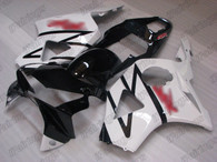 Honda CBR900RR CBR954RR white and black fairings