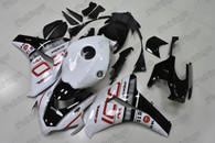 Aftermarket fairing for 2008 2009 2010 2011 Honda CBR1000RR custom scheme white and black