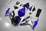 best quality fairing set for 2006 2007 Suzuki GSXR600/750 blue and silver color