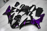 2002 2003 Yamaha YZF-R1 black and purple fairings