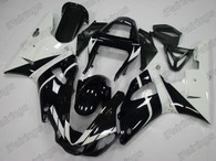 2000 2001 Yamaha YZF-R1 black and white fairings