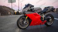 Ducati 848 EVO 1098 1198 gray and red fairing