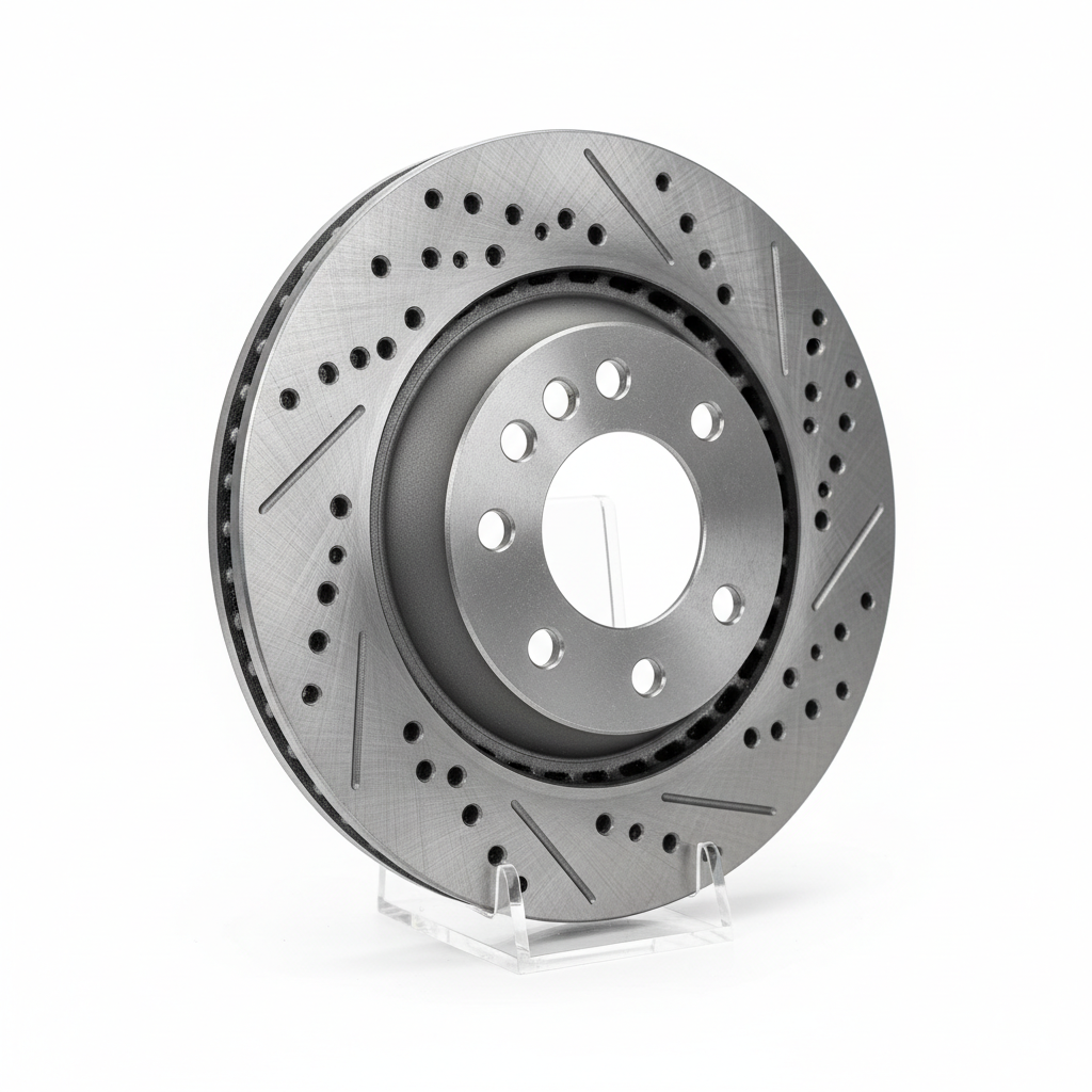 Cross-Drilled Performance Rotor Front