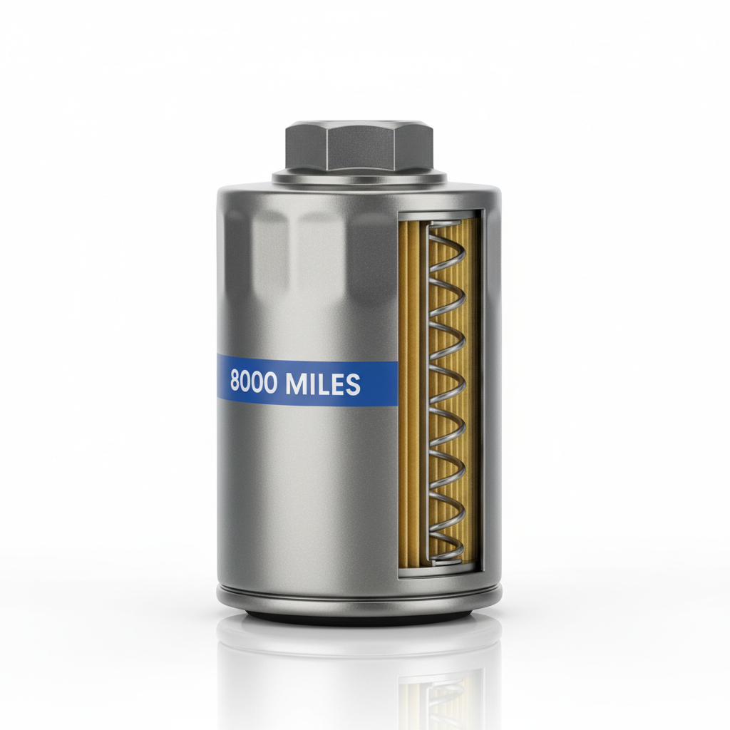 Extended-Life Oil Filter 8000 Miles