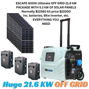 Escape ultimate 21.6 Kw off grid system Escape ultimate 21.6 Kw off grid system
