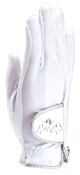 White Clear Dot Golf Glove