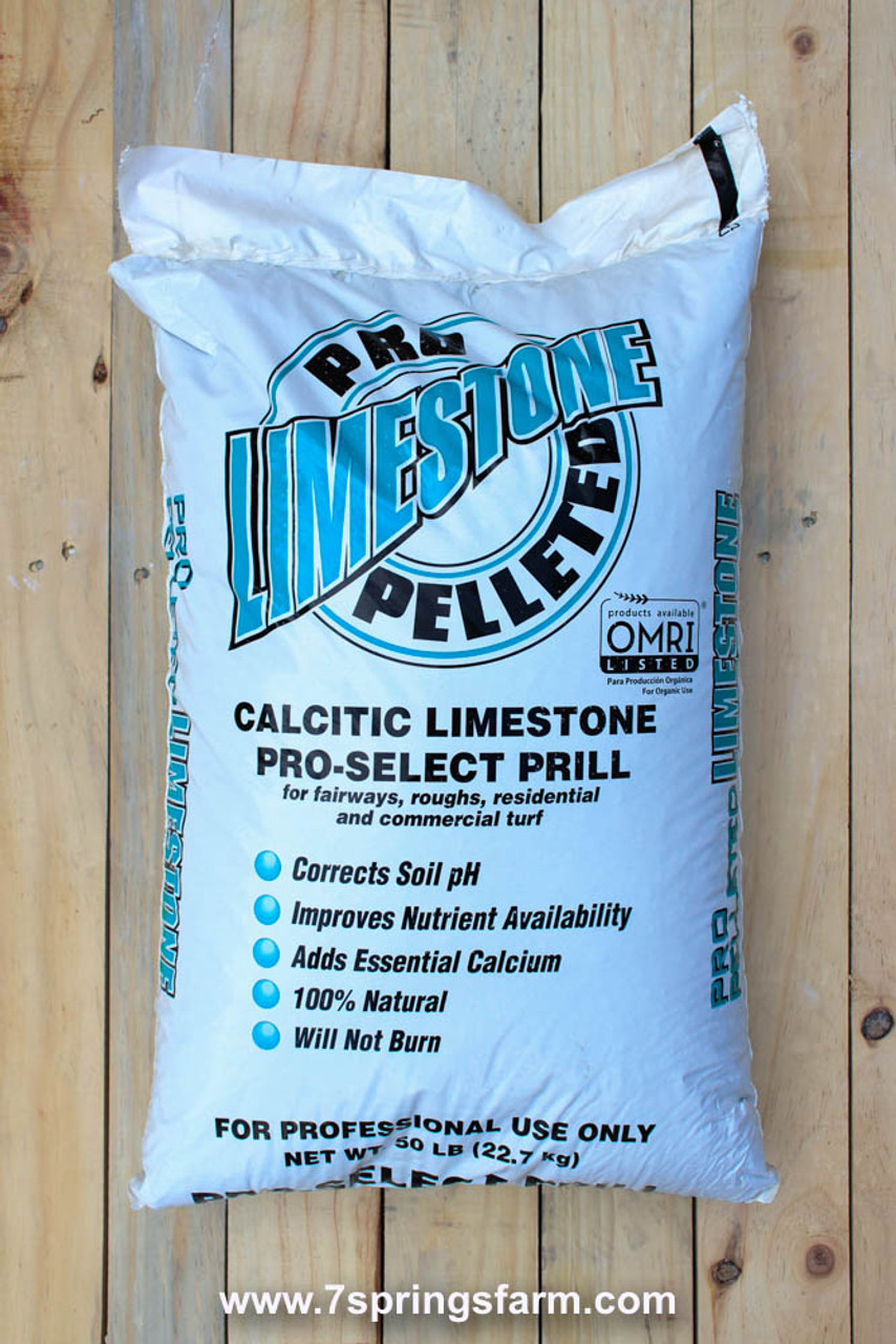 50 lb bag of pelletized lime