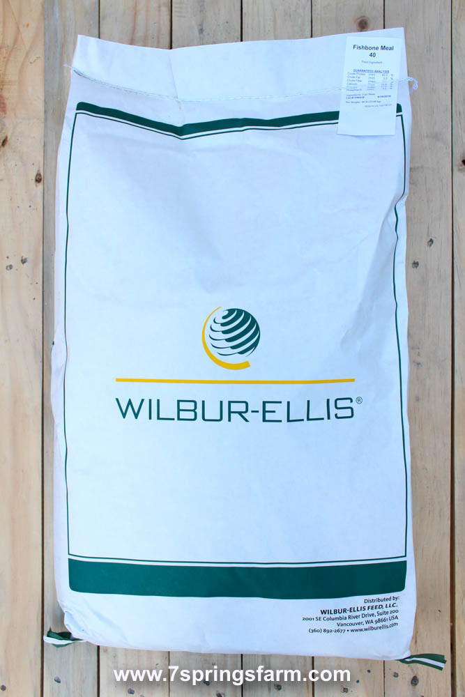 Fish Bone Meal is an excellent nitrogen/phosphorus fertilizer 50 lb bag