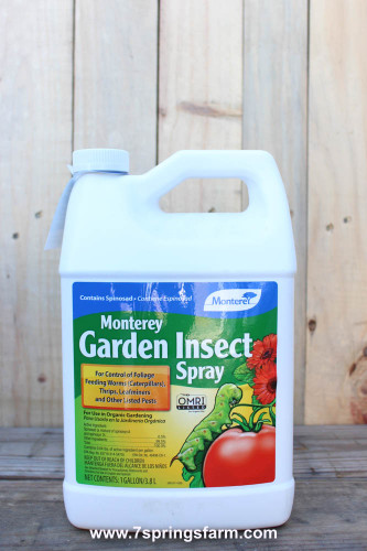 Spinosad Lawn Garden Spray Concentrate 1 Gallon Bottle Seven