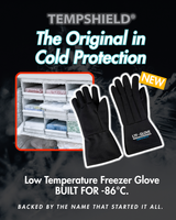 New Product: Low Temperature Freezer Gloves for Protection Down to -86°C