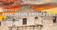 Come see us in San Antonio! Aquaculture America 2024, Booth #202