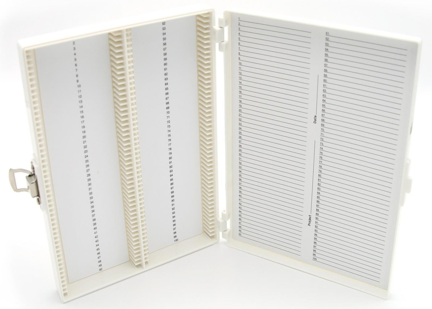 100-Place Microscope Slide Box