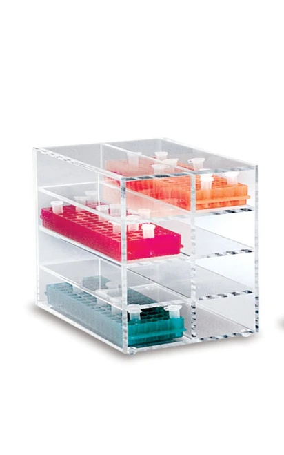 STORAGE RACKS, MICROTUBE RACKS 80-WELLS