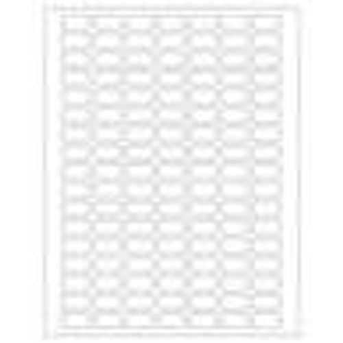 Heathrow Scientific LASER TOUGH-SPOTS® SHEET LABELS - 0.2 mL TUBES 