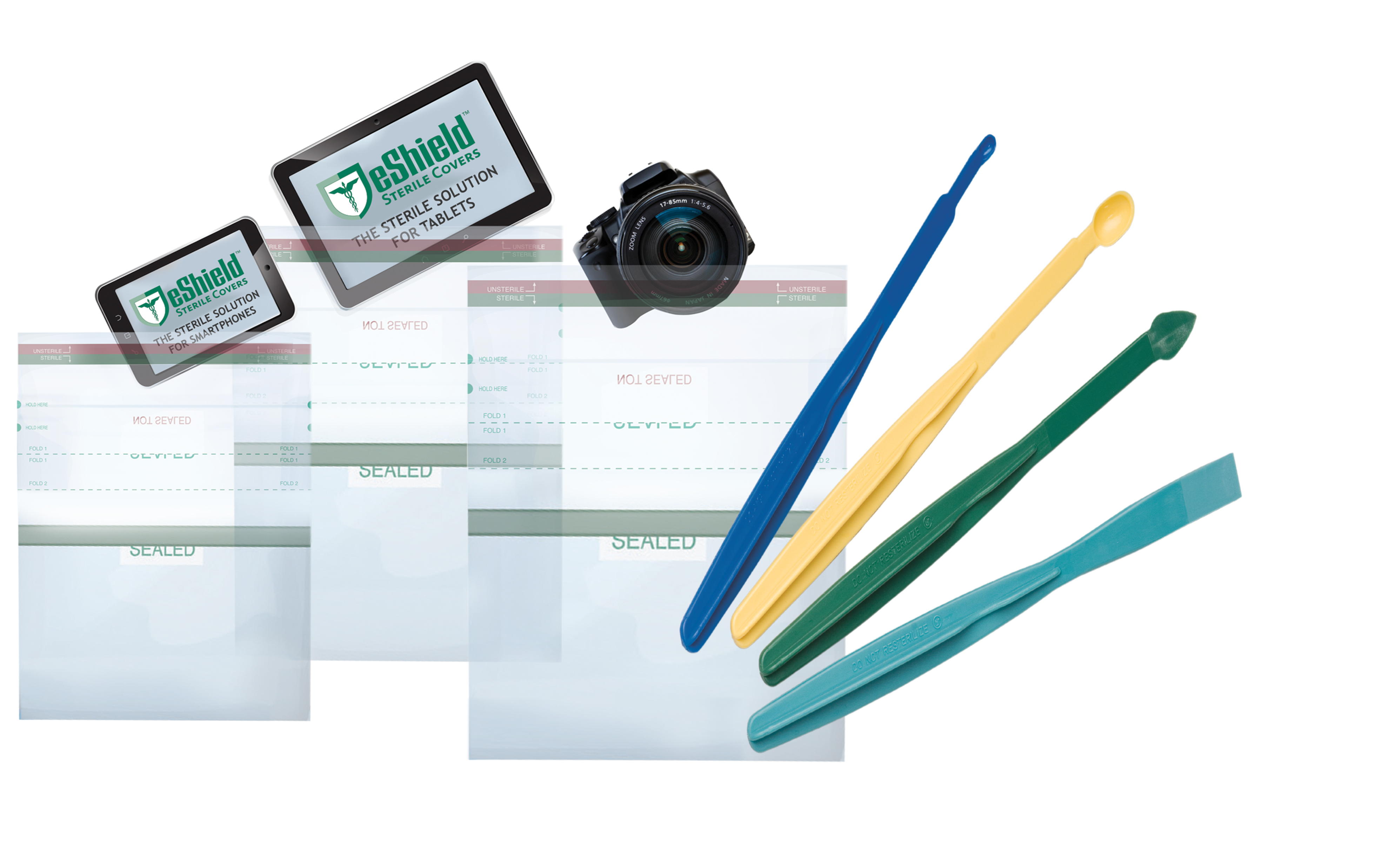 eShield Sterile Covers, Whitney Surgical Curettes