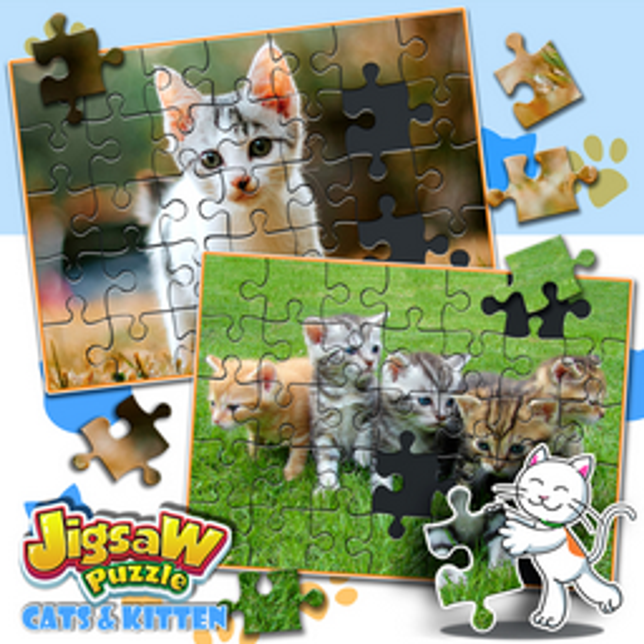 Jigsaw Puzzle: Cats and Kittens