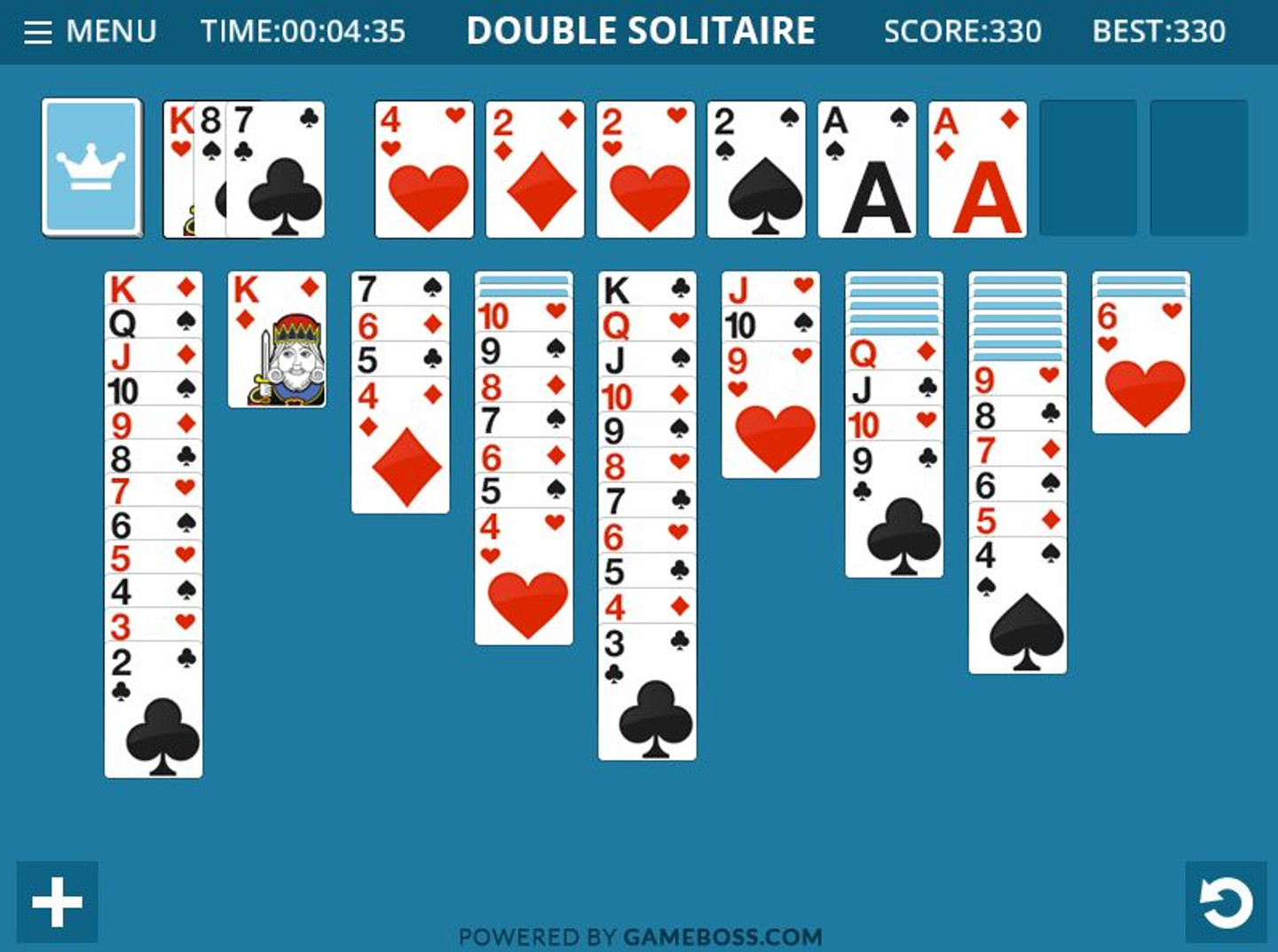 double klondike solitaire turn 3