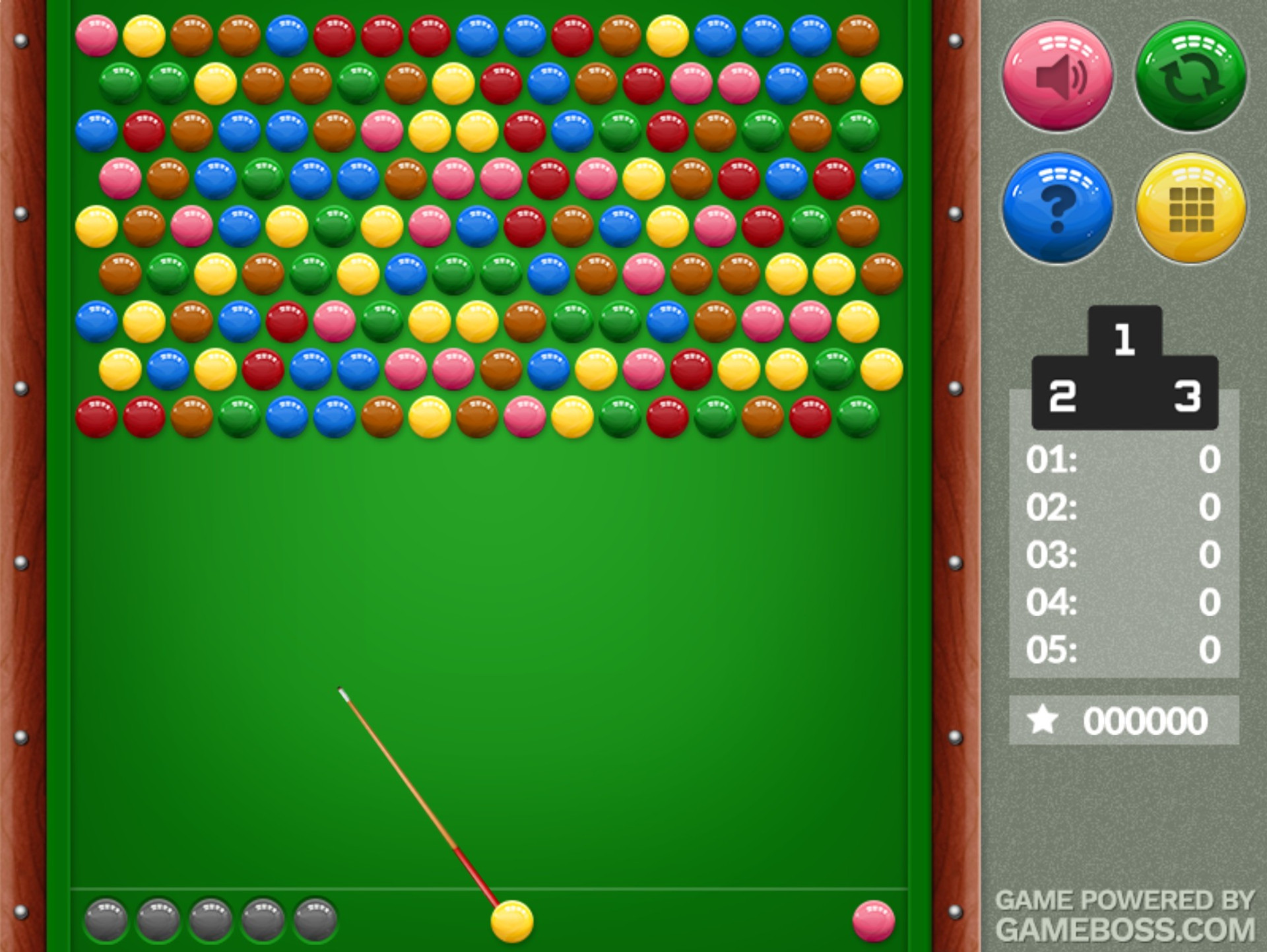 Pool Bubbles WildTangent Games