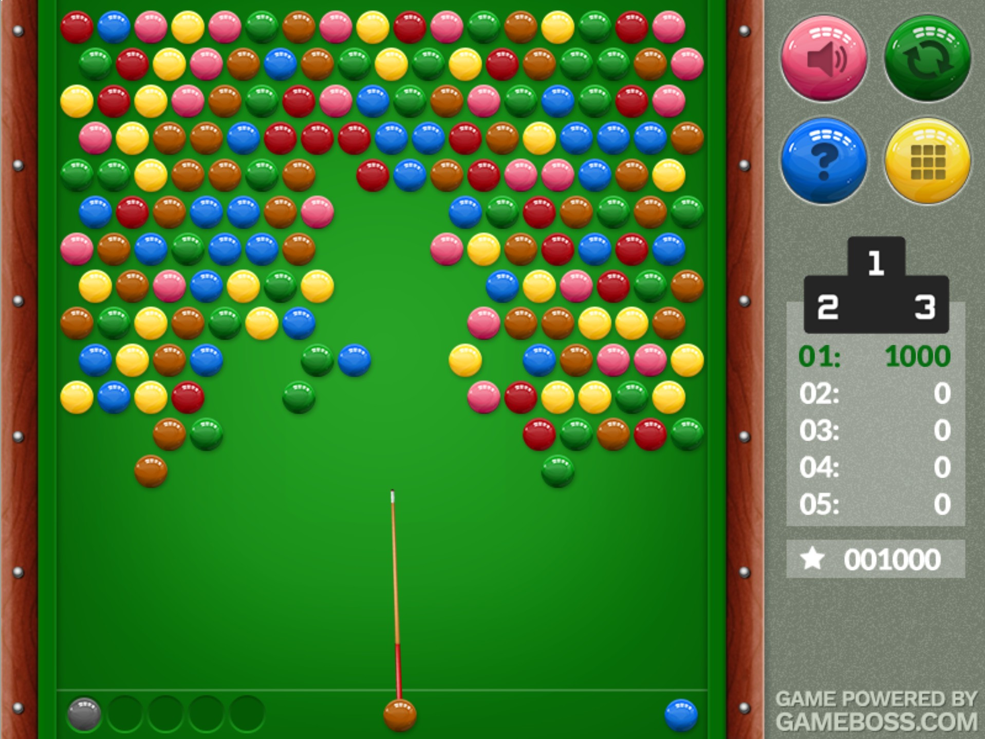 Pool Bubbles WildTangent Games