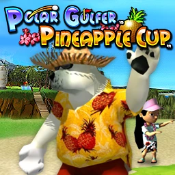 Polar Golfer Pineapple Cup