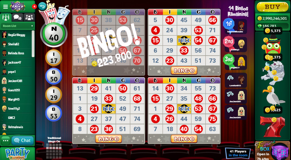 Play Vegas World Free Bingo