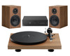 Pro-Ject Colourful Audio System E - Set de Audio - Madera