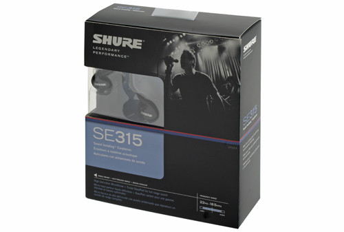 Shure SE315 In-Ear Monitor Negro - AUDIOPHILE STORE