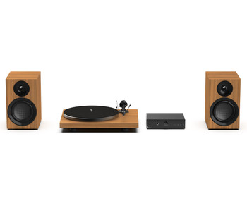 Pro-Ject Colourful Audio System E - Set de Audio - Madera