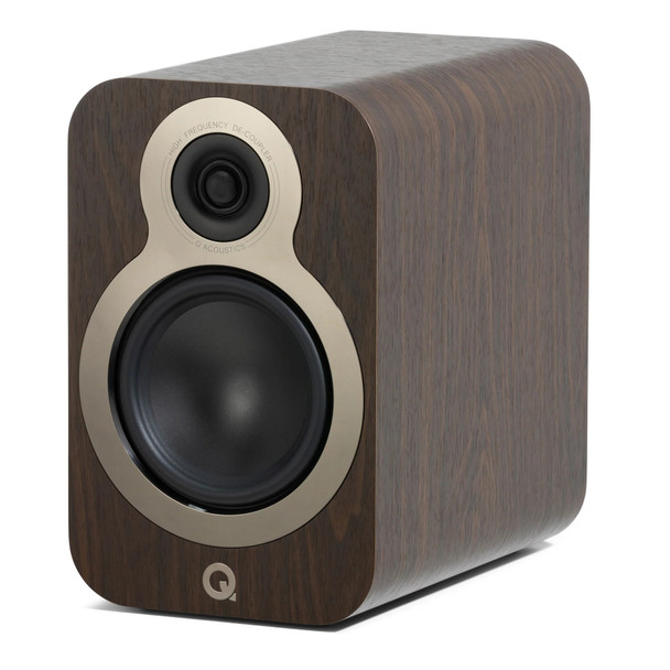 Q Acoustics 3020c Parlantes Bookshelf Nogal (Par)