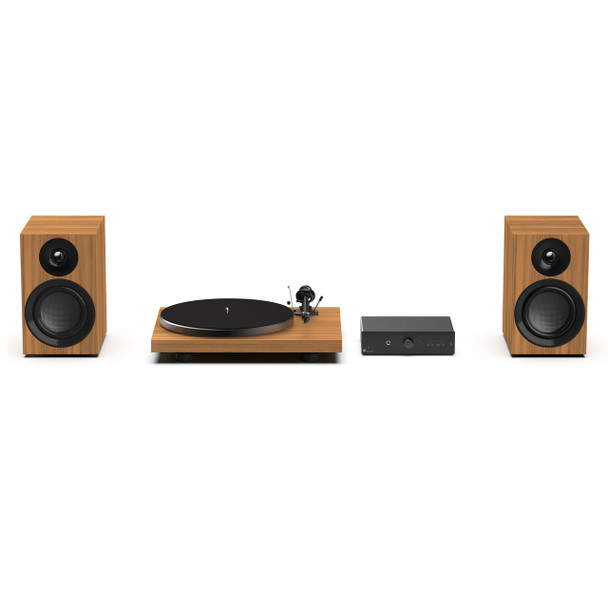 Pro-Ject Colourful Audio System E - Set de Audio - Madera
