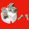Ceramic Thermocouple Termination Block - 4 Lugs