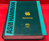 ASM Handbook Volume 16: Machining