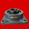Sealmaster Four Bolt Flange Ball Bearing - Steel, MSF-39, 2-7/16