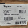 Hoffman A161608LP Enclosure: 16 in Nominal Ht, 16 in Nominal Wd, 8 in Nominal Dp, 16 in Overall Ht, 12/13