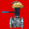 Kinetrol 097-030 English Spring Unit w/ Sharpe 3'' Stainless Steel Flanged Ball Valve