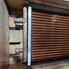 AFC-Holcroft 52814 Heat Exchanger Water Fin & Tube, Copper Tube, Fins & Head W/ S.S. Casing 