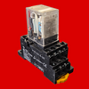 Omron 24 VDC Miniature Power Relay, 4-pole, Plug-In Terminal, MY4ZN-D, with PYF14A-E-US Socket